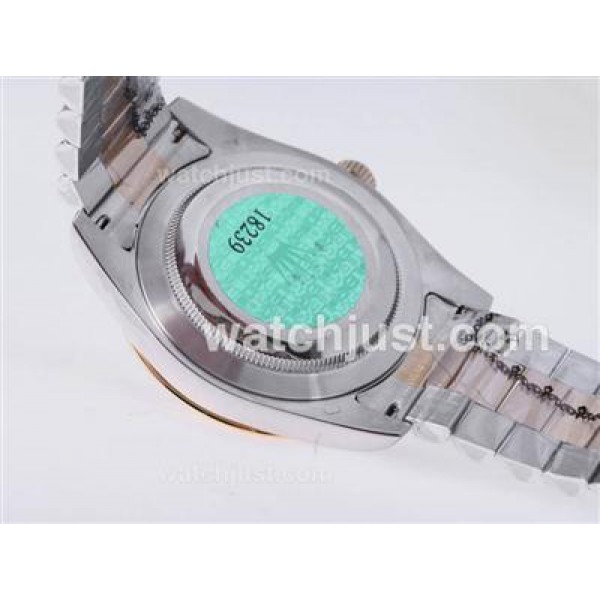 Best Quality 41 MM Rolex Day-Date II Replica Watches With Black Dials For Men