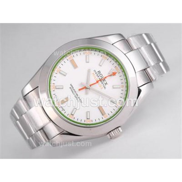Best 1:1 Rolex Milgauss Fake Watches With White Dials For Sale Online