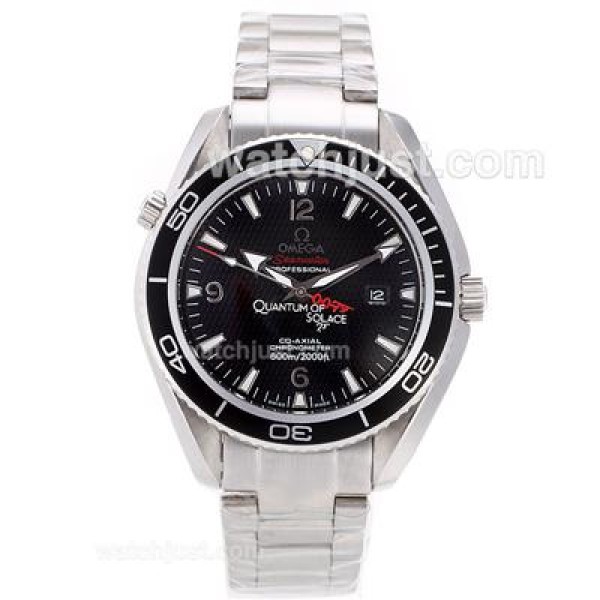 Omega Seamaster Planet Ocean 007 Quantum Of Solace Edition Automatic with Black Dial S/S