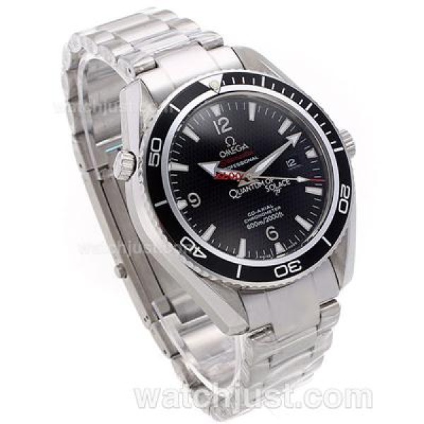 Omega Seamaster Planet Ocean 007 Quantum Of Solace Edition Automatic with Black Dial S/S