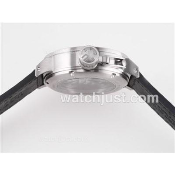 U-Boat Italo Fontana Unitas 6497 Movement with Black Dial-White Marking
