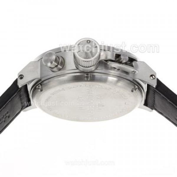 U-Boat FlightDeck 50mm Working Chronograph with White Marking-Updated Version