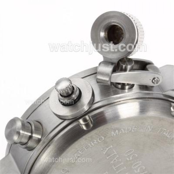 U-Boat FlightDeck 50mm Working Chronograph with White Marking-Updated Version