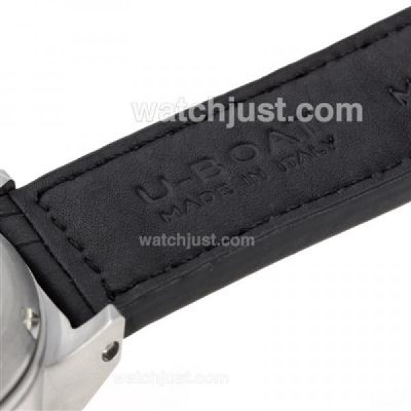U-Boat FlightDeck 50mm Working Chronograph with White Marking-Updated Version