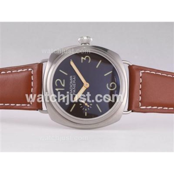 Panerai Radiomir Unitas 6497 Movement with Black Dial-47mm New Version