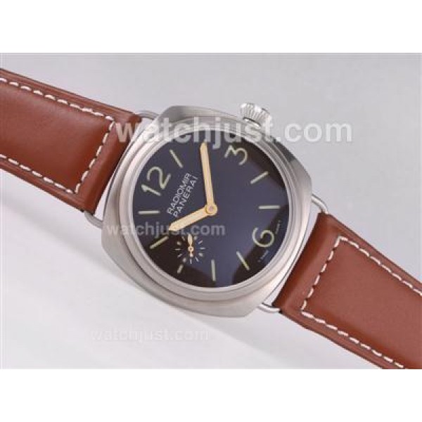 Panerai Radiomir Unitas 6497 Movement with Black Dial-47mm New Version
