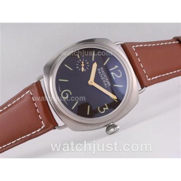 Panerai Radiomir Unitas 6497 Movement with Black Dial-47mm New Version