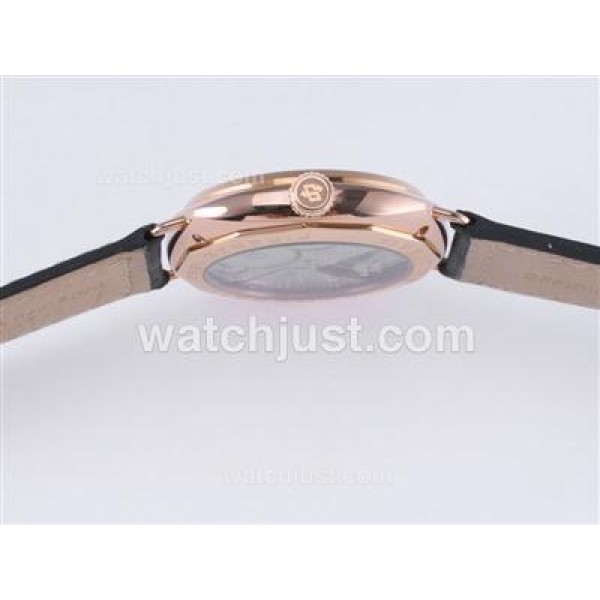 Panerai Radiomir Black Seal Unitas 6497 Movement Rose Gold Case with Black Dial-AR Coating