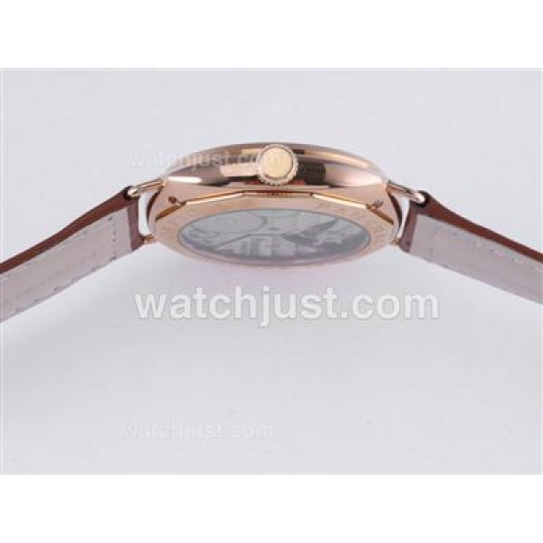 Panerai Radiomir Base Unitas 6497 Movement Rose Gold Case with Black Dial-AR Coating