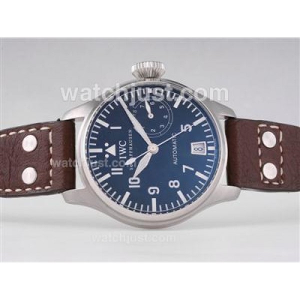 IWC Big Pilot 5002 Power Reserve 7 Days Automatic with Black Dial-21,600bph