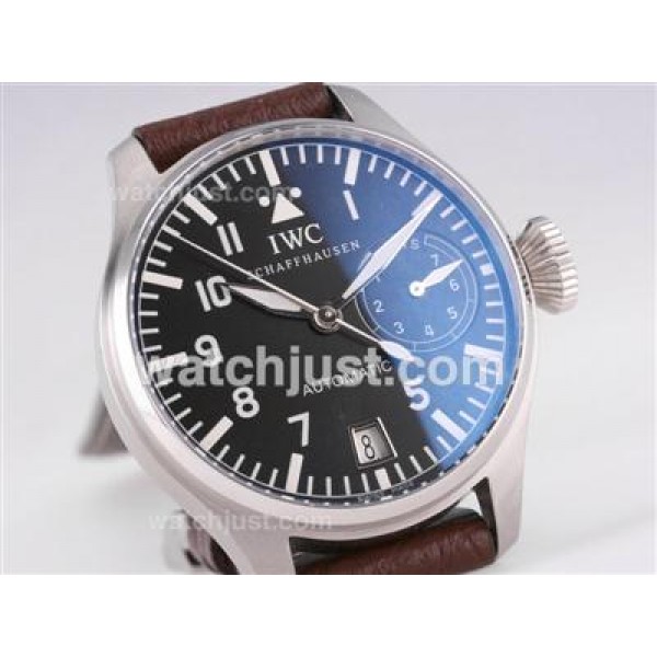 IWC Big Pilot 5002 Power Reserve 7 Days Automatic with Black Dial-21,600bph