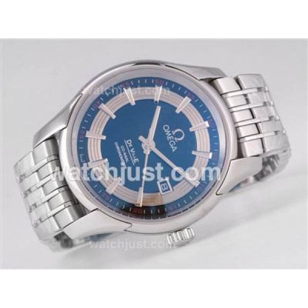Omega Hour Vision See Thru Case with Black Dial-Decorated Asia 2813 Movement