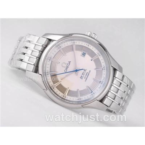 Best Quality Omega Hour Vision Replica Watches With White Dials For Men