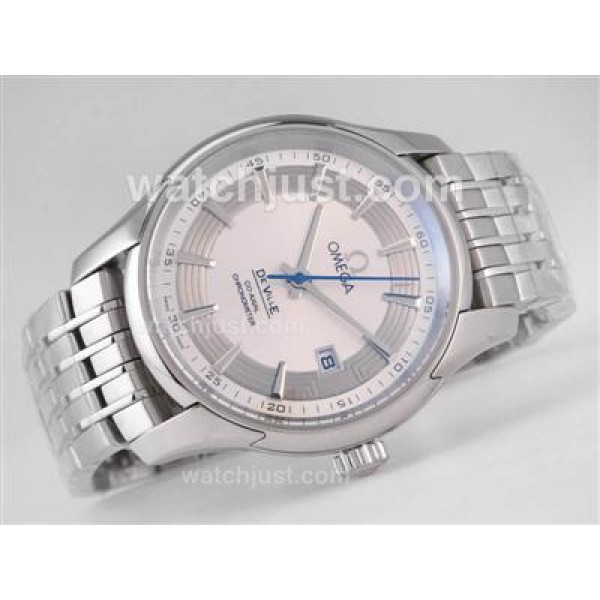 Best Quality Omega Hour Vision Replica Watches With White Dials For Men