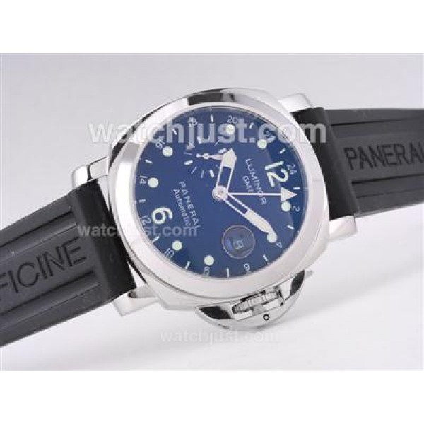 Panerai Luminor GMT Automatic with Black Dial-18K Plated Gold Movement