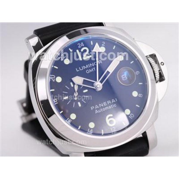 Panerai Luminor GMT Automatic with Black Dial-18K Plated Gold Movement
