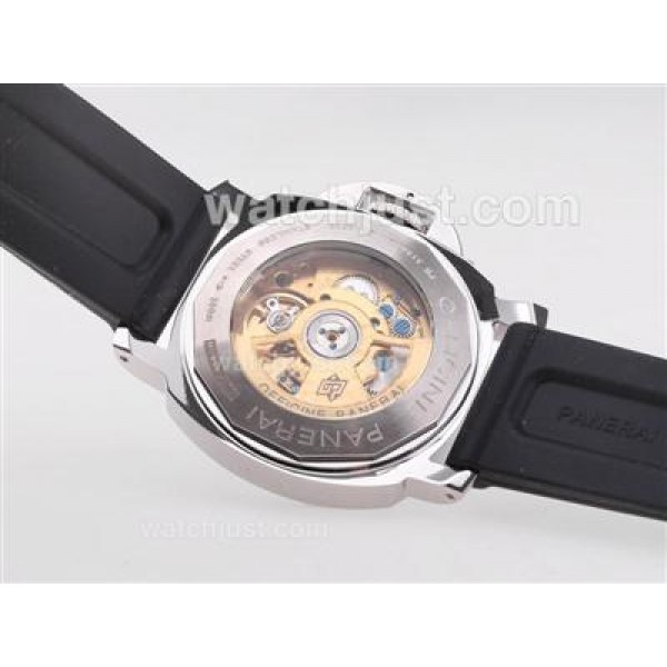 Panerai Luminor GMT Automatic with Black Dial-18K Plated Gold Movement
