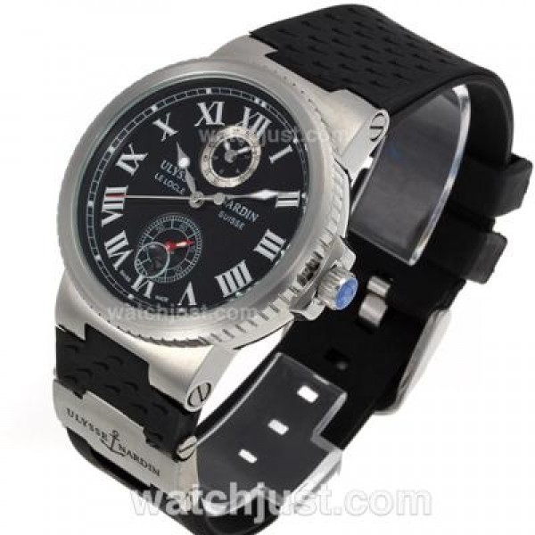 Ulysse Nardin Lelocle Suisse Automatic with Black Dial-Roman Marking