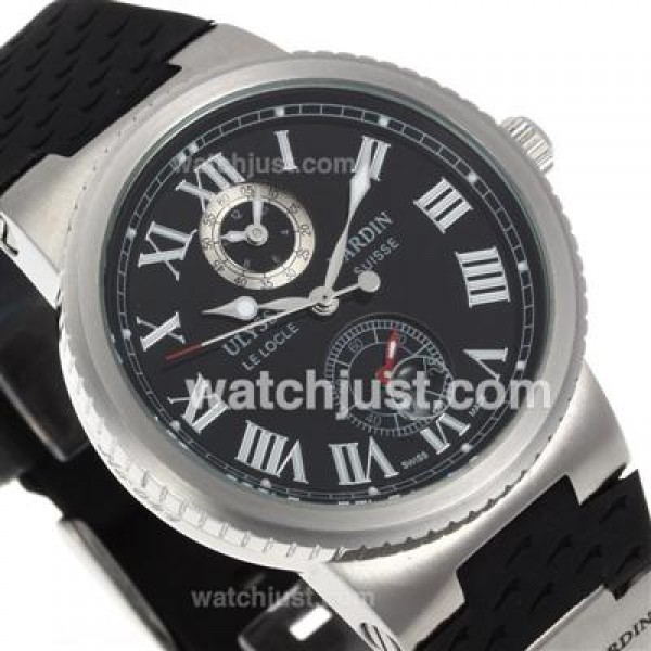 Ulysse Nardin Lelocle Suisse Automatic with Black Dial-Roman Marking