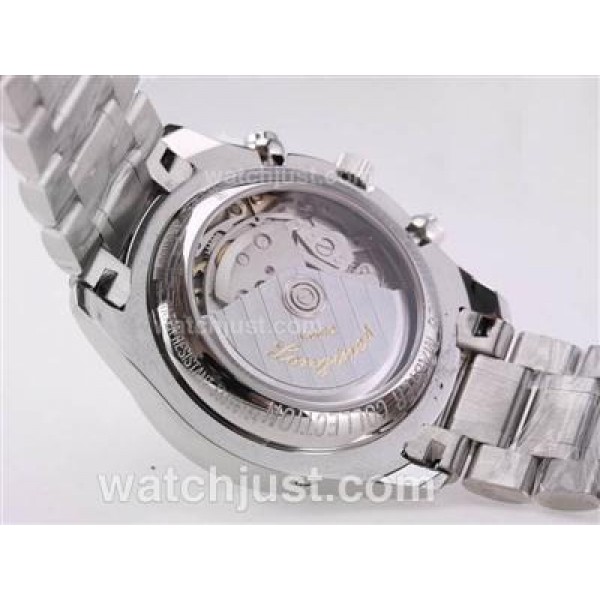 Longines Master Collection Chronograph Asia Valjoux 7751 Movement with Black Dial