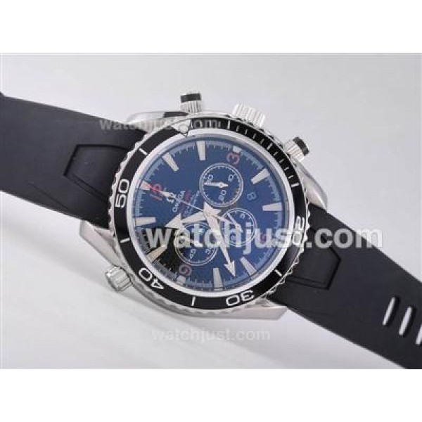 Omega Seamaster Planet Ocean 007 Quantum Of Solace Edition Working Chrono-Same Structure As ETA Version-Rubber Strap