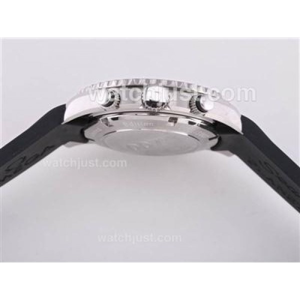 Omega Seamaster Planet Ocean 007 Quantum Of Solace Edition Working Chrono-Same Structure As ETA Version-Rubber Strap