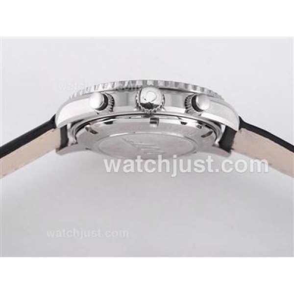 Omega Seamaster Planet Ocean 007 Quantum Of Solace Edition Working Chrono-Same Structure As ETA Version-Leather Strap