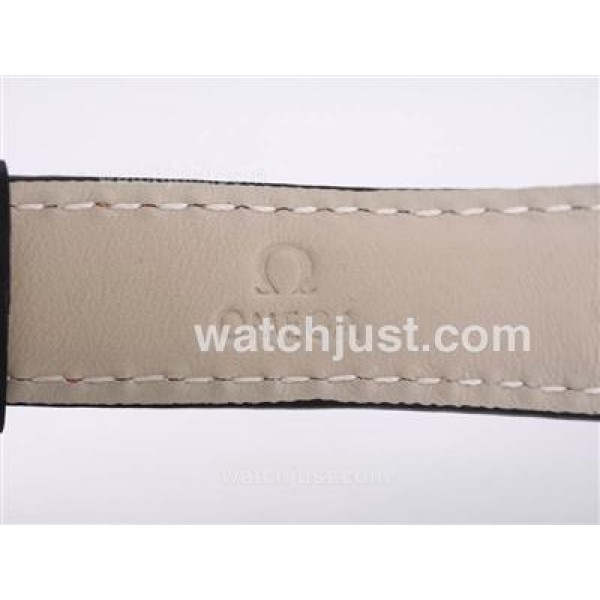 Omega Seamaster Planet Ocean 007 Quantum Of Solace Edition Working Chrono-Same Structure As ETA Version-Leather Strap