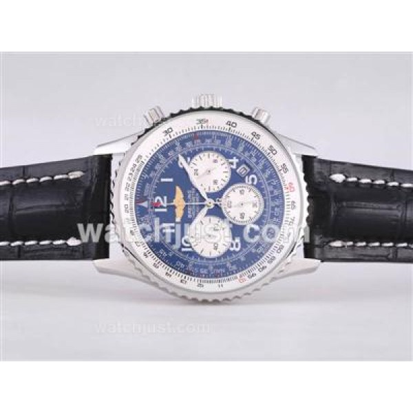 Breitling Navitimer Working Chronograph with Blue Dial-Number Marking