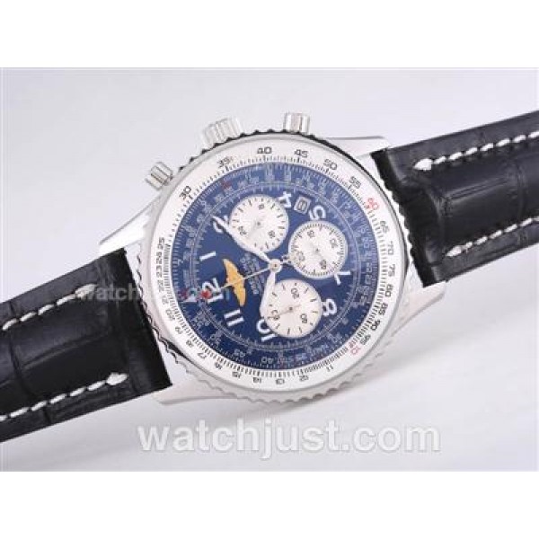 Breitling Navitimer Working Chronograph with Blue Dial-Number Marking