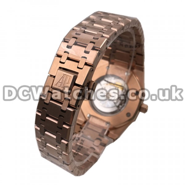 Rose Gold Steel Male Replica Audemars Piguet Royal Oak Jumbo 39MM Watches