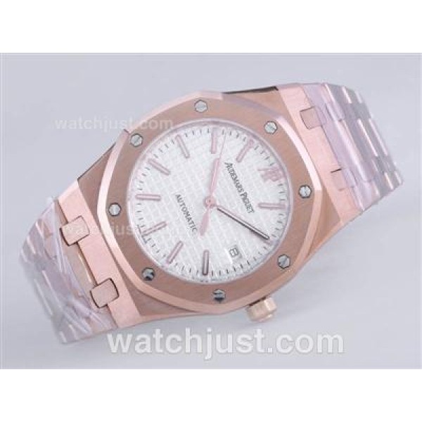 Automatic Rose Gold Steel Audemars Piguet Royal Oak Replica 39MM Watches