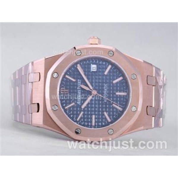 Audemars Piguet Royal Oak Jumbo Swiss ETA 2824 Movement Full Rose Gold-39mm Version
