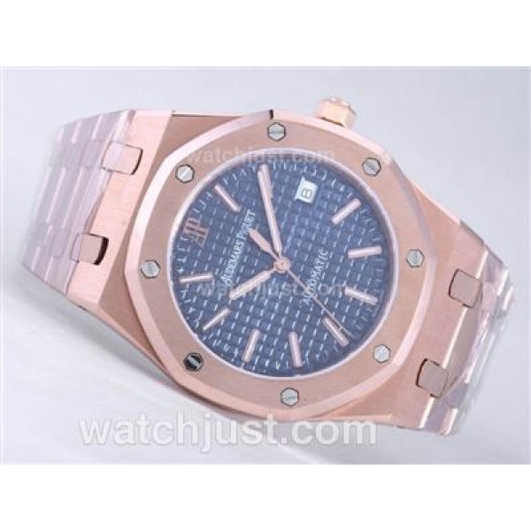 Audemars Piguet Royal Oak Jumbo Swiss ETA 2824 Movement Full Rose Gold-39mm Version