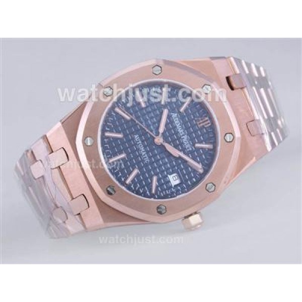 Audemars Piguet Royal Oak Jumbo Swiss ETA 2824 Movement Full Rose Gold-39mm Version