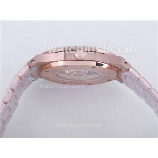 Audemars Piguet Royal Oak Jumbo Swiss ETA 2824 Movement Full Rose Gold-39mm Version