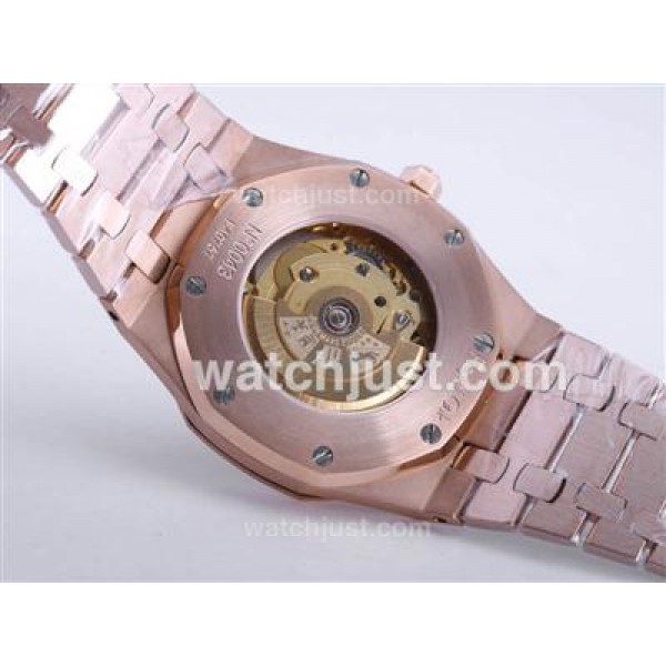 Audemars Piguet Royal Oak Jumbo Swiss ETA 2824 Movement Full Rose Gold-39mm Version