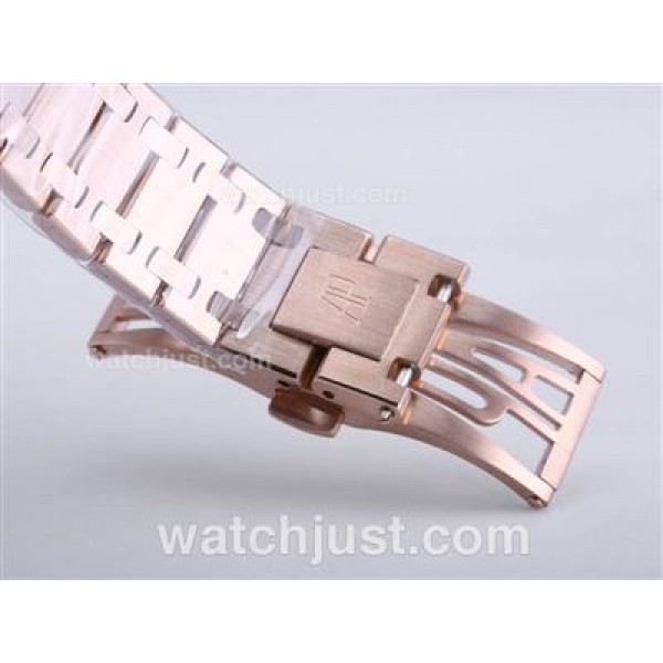 Audemars Piguet Royal Oak Jumbo Swiss ETA 2824 Movement Full Rose Gold-39mm Version