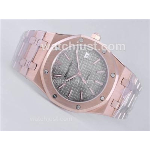 Audemars Piguet Royal Oak Jumbo Swiss ETA 2824 Movement Full Rose Gold-39mm Version