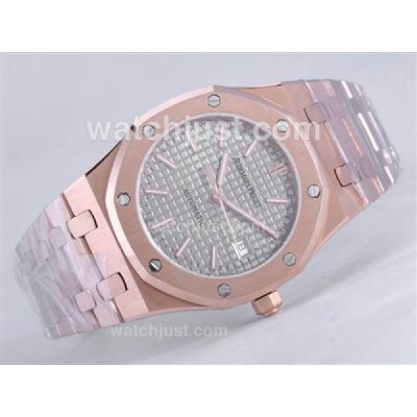 Audemars Piguet Royal Oak Jumbo Swiss ETA 2824 Movement Full Rose Gold-39mm Version