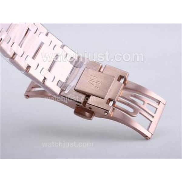 Audemars Piguet Royal Oak Jumbo Swiss ETA 2824 Movement Full Rose Gold-39mm Version