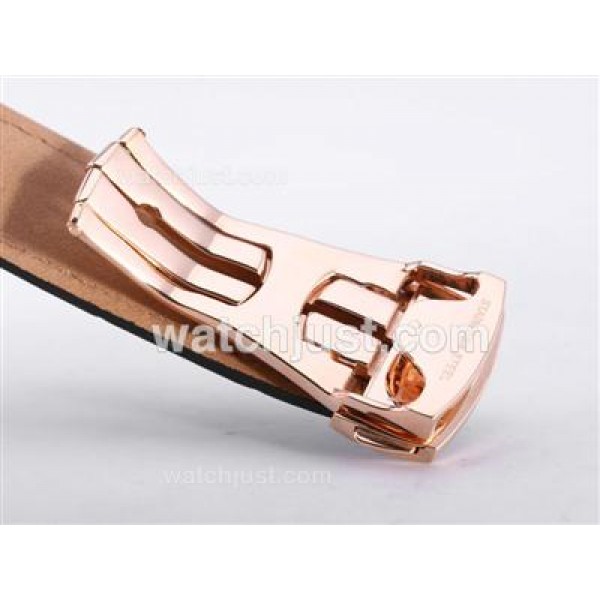 Omega Railmaster Automatic Rose Gold Case with Black Dial-Limited Edition