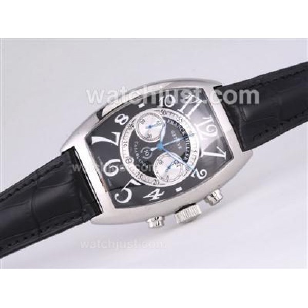 Franck Muller Casablanca Working Chronograph with Black Dial