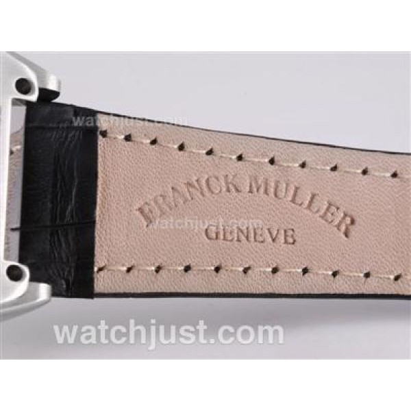 Franck Muller Casablanca Chronograph Swiss Valjoux 7750 Movement with White Dial