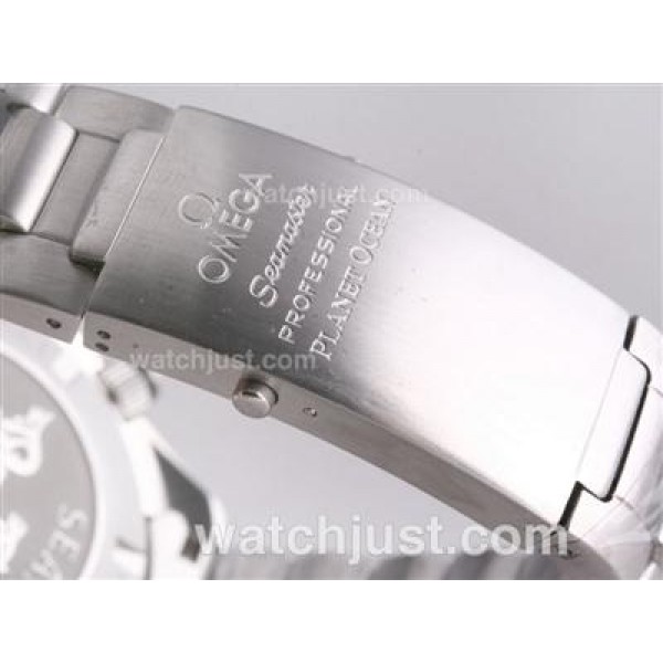 Best Quality Omega Seamaster Planet Ocean 45.5 Fake Watches With White Dials For Sale