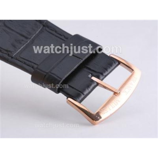 Franck Muller Master Square Rose Gold Case with White Dial-Colorful Number Marking-42MM