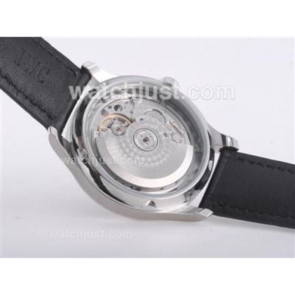 IWC Portuguese Automatic with Black Dial and Strap