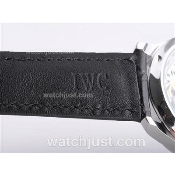 IWC Portuguese Automatic with Black Dial and Strap