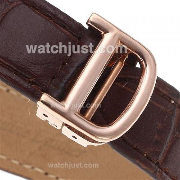 Cartier Ballon Bleu de Cartier Rose Gold Case with White Dial-Medium Size