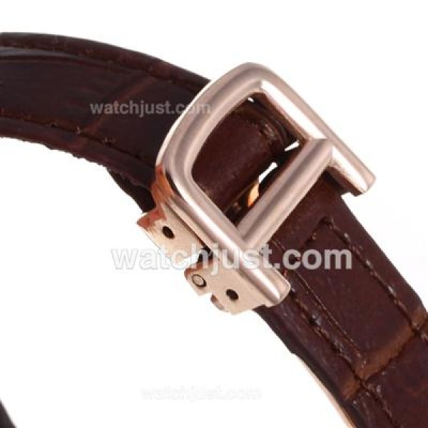 Cartier Ballon Bleu de Cartier Rose Gold Case with White Dial-Lady Size